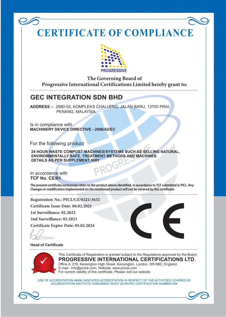GEC Composting Machine | GEC Integration Sdn Bhd Supplement final