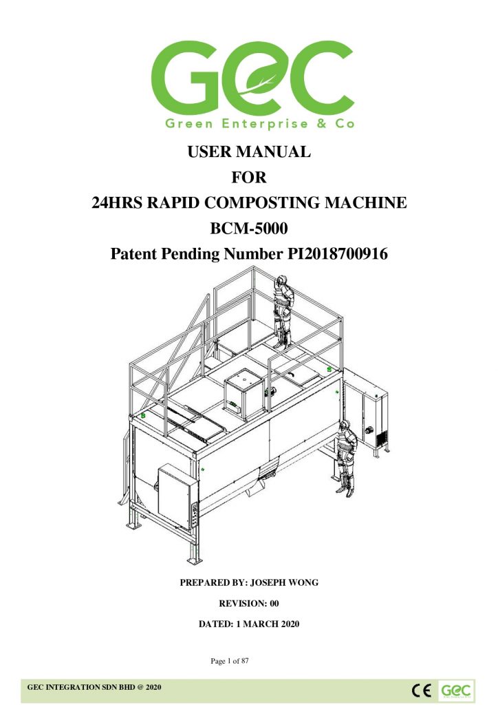 GEC Composting Machine | Composting Machine User Manual - bcm5000_page-0001